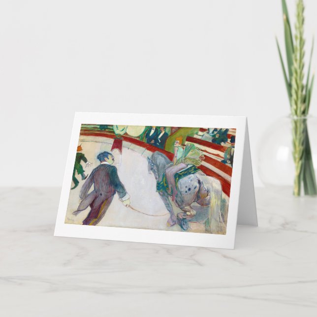 Vid cirkus, Lautrec Kort (Framsida)