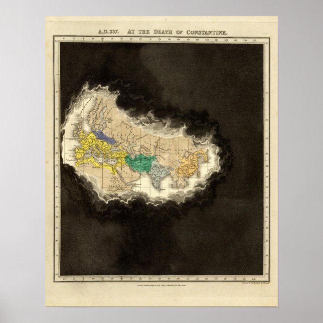 Vid Constantine 337 AD:s död Poster (Framsidan)