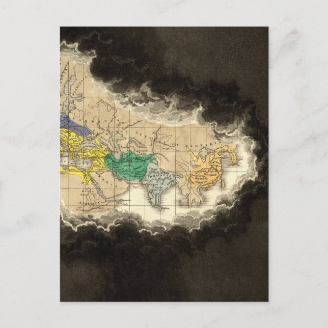 Vid Constantine 337 AD:s död Vykort (Framsida)