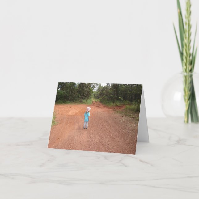 Vid Crossways notecard Kort (Framsida)