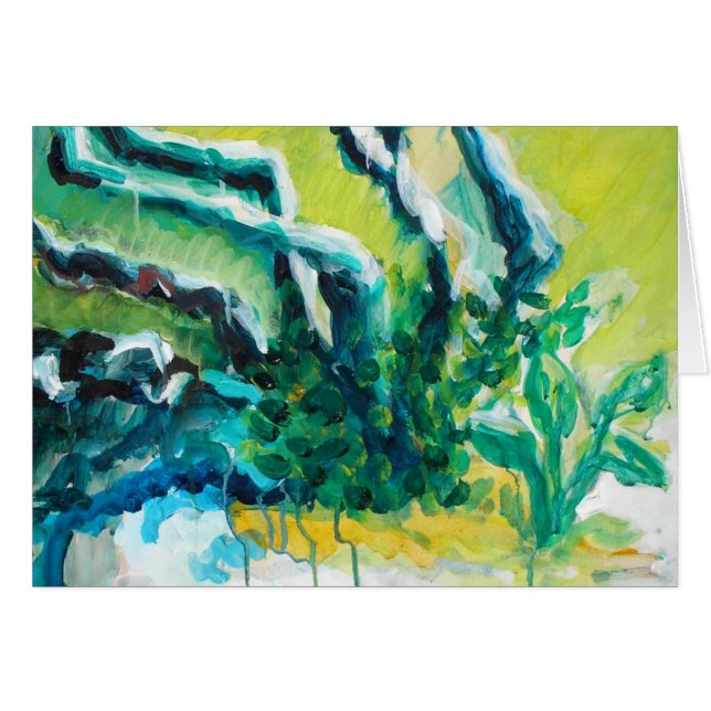 Vid dammkortet hälsningskort (Framsidan Horizontal)