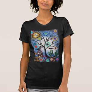 Vid den Lori Everett_ day of the dead mexikan, Tee Shirt