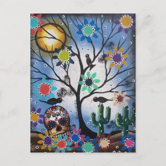 Vid den Lori Everett_ day of the dead mexikan, Vykort