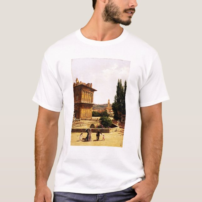 Vid den Pitti slotten Florence Tee (Framsida)