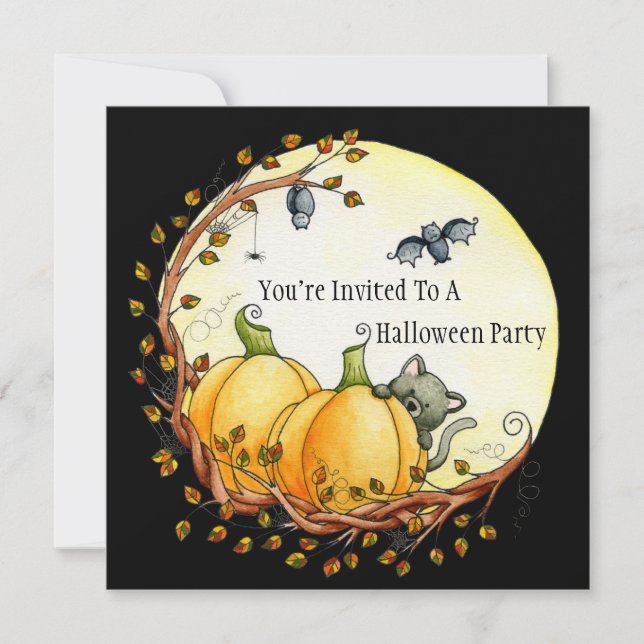 Vid det ljust av måneinbjudan inbjudningar (Framsida)