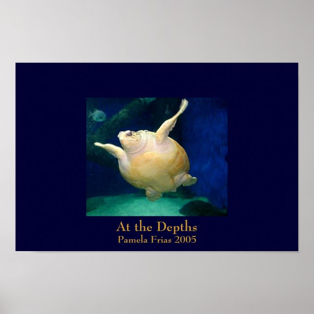 Vid djup poster (Framsidan)