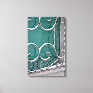 Vid dörren canvastryck