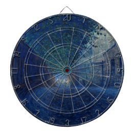 Vid Dusk (Nattlandskap) (kvällsscen) Darttavla