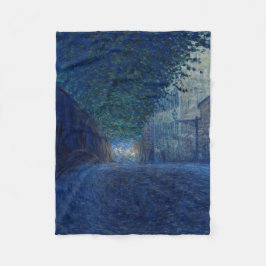 Vid Dusk (Nattlandskap) (kvällsscen) Fleecefilt