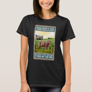 Vid en gång fanns det en man som var en hjärna t shirt