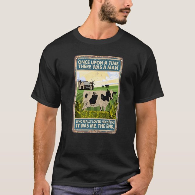 Vid en gång fanns en man Cow-rasen Holste T Shirt (Framsida)