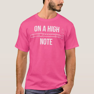 Vid en högnos-inspelningsflata t shirt