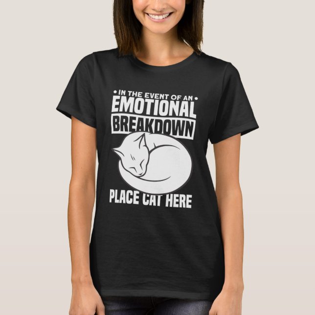 Vid en uppskattning av fördelningen av Ställe-katt T Shirt (Framsida)