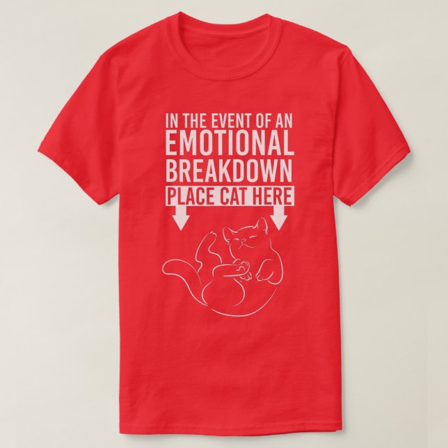 Vid en uppskattning av fördelningen av Ställe-katt T Shirt (Design framsida)