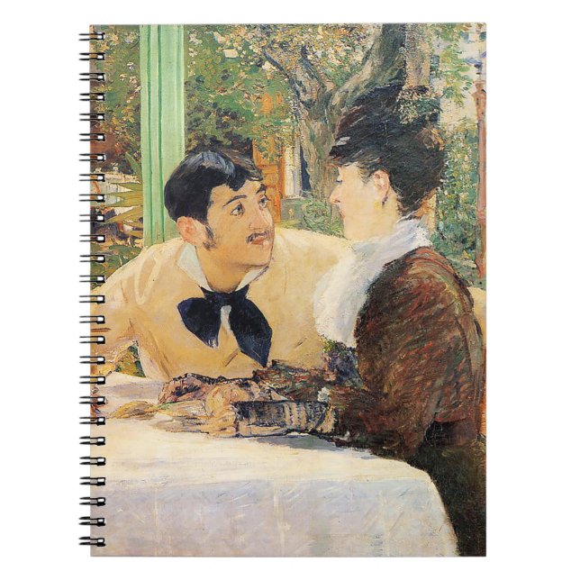 Vid Far Lathuilles. Edouard Manet Anteckningsbok (Framsidan)