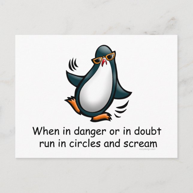 Vid fara eller tvivel vykort (Framsida)