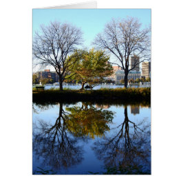 Vid floden hälsningskort