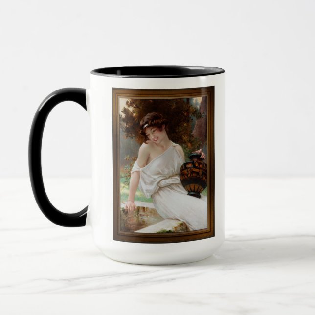 Vid Fontän av Guillaume Seignac Mugg (Vänster)