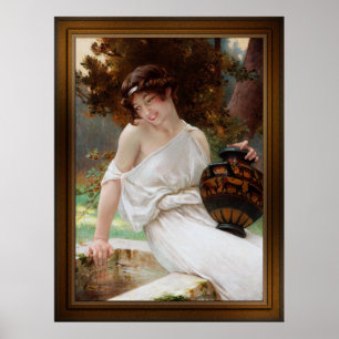 Vid Fontän av Guillaume Seignac Poster