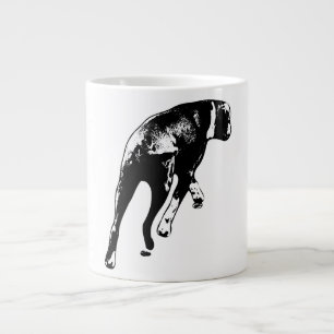 Vid förflyttning - Bläck, mittgång sväng Jumbo Mugg
