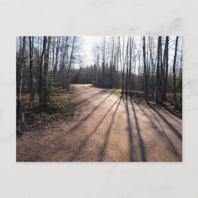 vid första ljus vykort (Framsida)