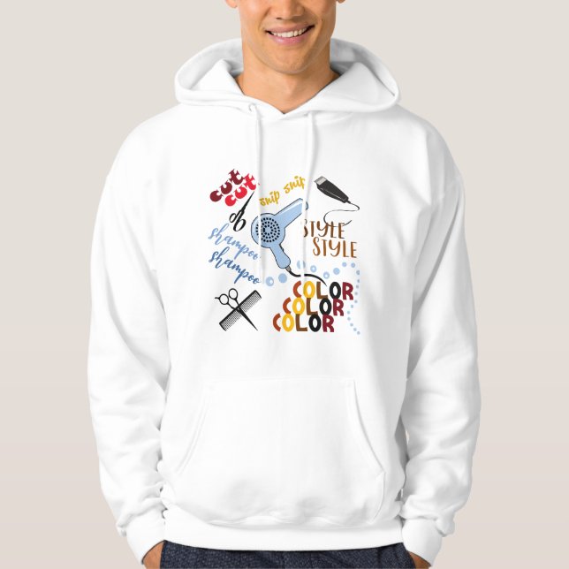 Vid Hair Salon Hoodie (Framsida)