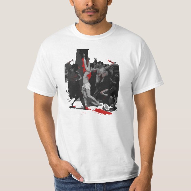 Vid hans [black&red] randar, tee shirt (Framsida)