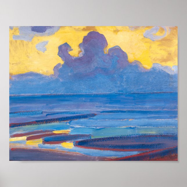 Vid havet | Piet Mondrian | Poster (Framsidan)