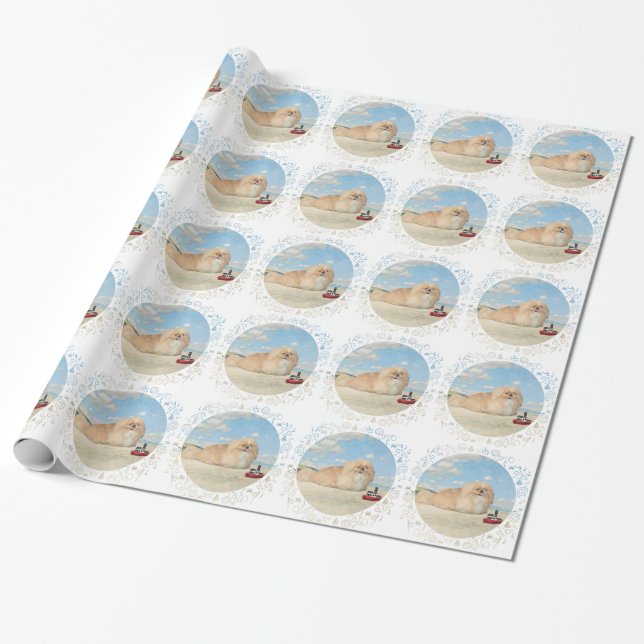 Vid havet presentpapper (Utrullad)