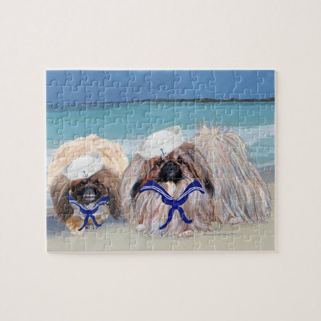 Vid havet pussel (Horisontell)