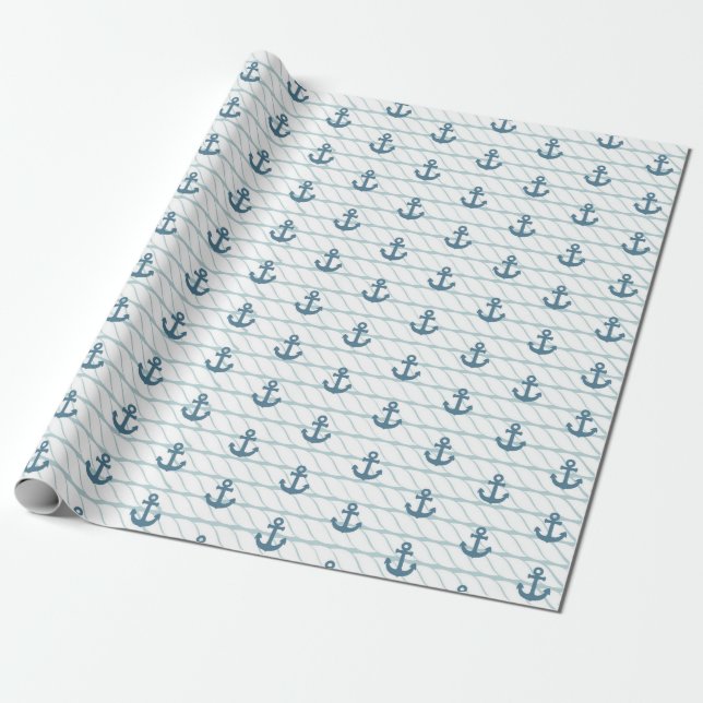 Vid havet Serie Design 5 Presentpapper (Utrullad)