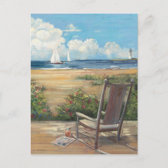 Vid havet vykort (Framsida)