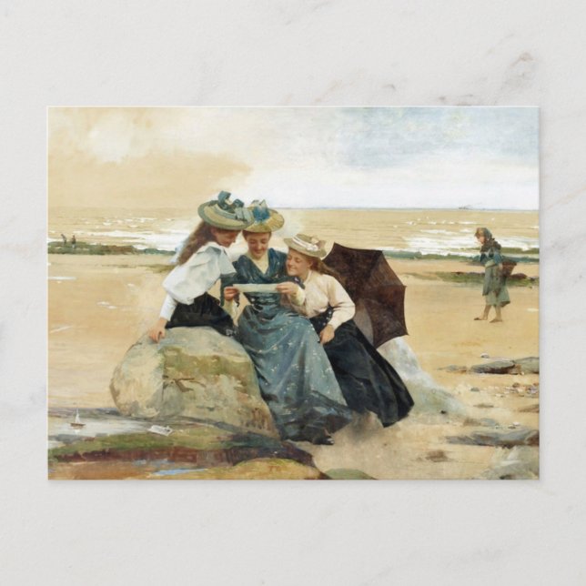 Vid havet vykort (Framsida)