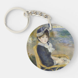 Vid havsstranden, Oljemålning Porträtt, Renoir