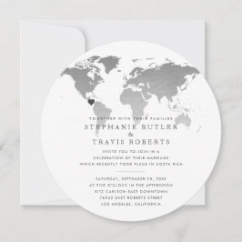 Vid hemmabruk, världskarta över restema Inbjudan