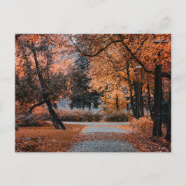 VID HÖSTENS FÖTTER VYKORT