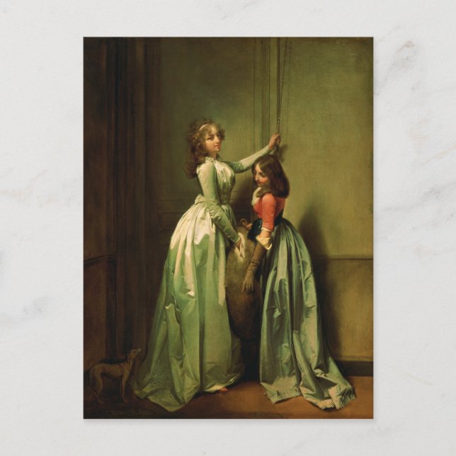 Vid ingången, 1796-98 vykort (Framsida)