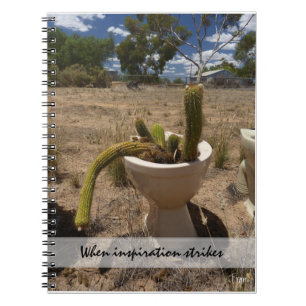 vid inspiration-strejkor anteckningsbok med spiral