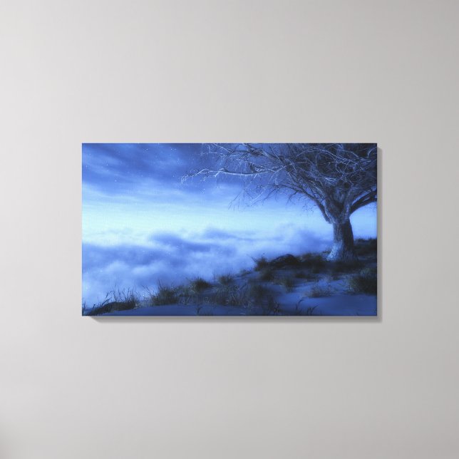 Vid Kant (vintertid) Canvastryck (Framsida)