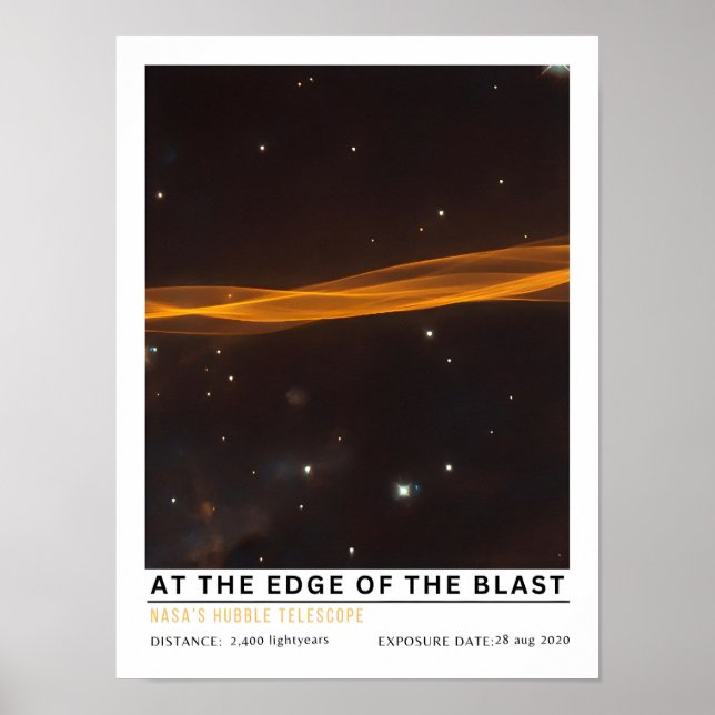 Vid kanten av rymdutbildningen Space Education Poster (Framsidan)
