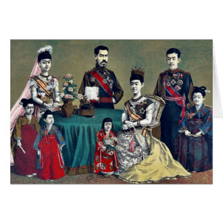 vid Kasai Torajiro, konstnär Ukiyo-e. Hälsningskort