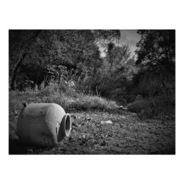 "Vid kasserad mark" Fototryck