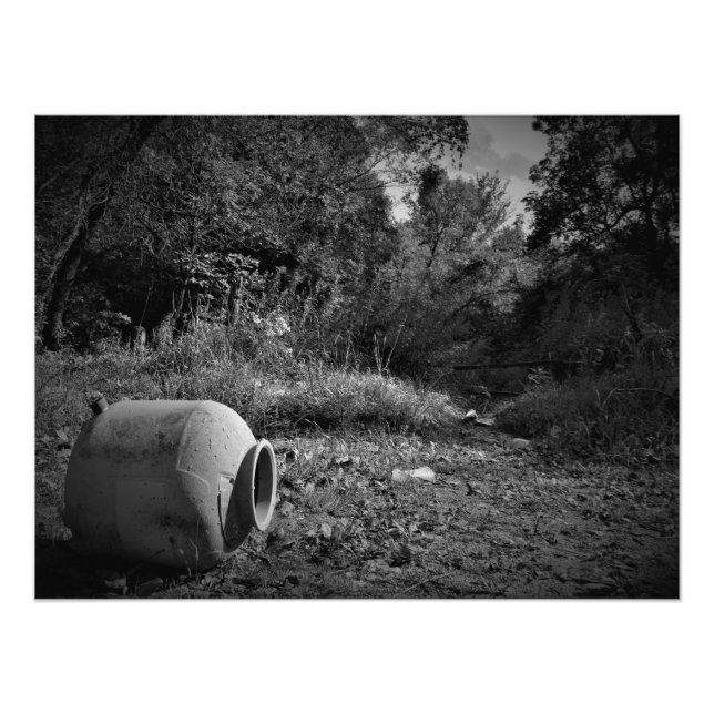 "Vid kasserad mark" Fototryck (Framsidan)