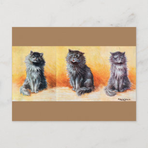 Vid kattuppställningen, Louis Wain Vykort