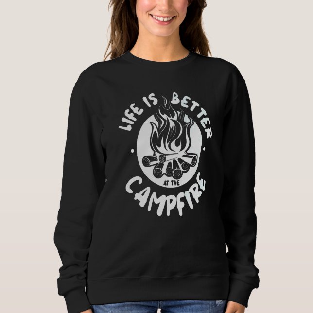 Vid lägerelden  Camper Camping   1 T Shirt (Framsida)