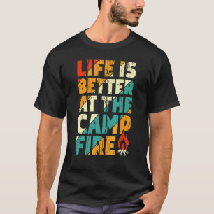 Vid lägerelden Camping Vitange T Shirt