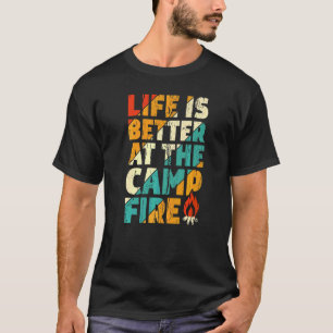 Vid lägerelden Camping Vitange T Shirt