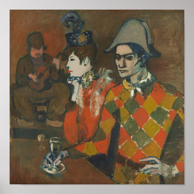 Vid Lapin Agile av Pablo Picasso Poster (Framsidan)