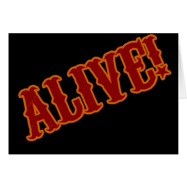 VID LIV FREAKER! HÄLSNINGSKORT (Framsidan Horizontal)