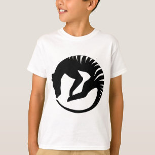 Vid liv (svart) barn för Thylacine T-shirt